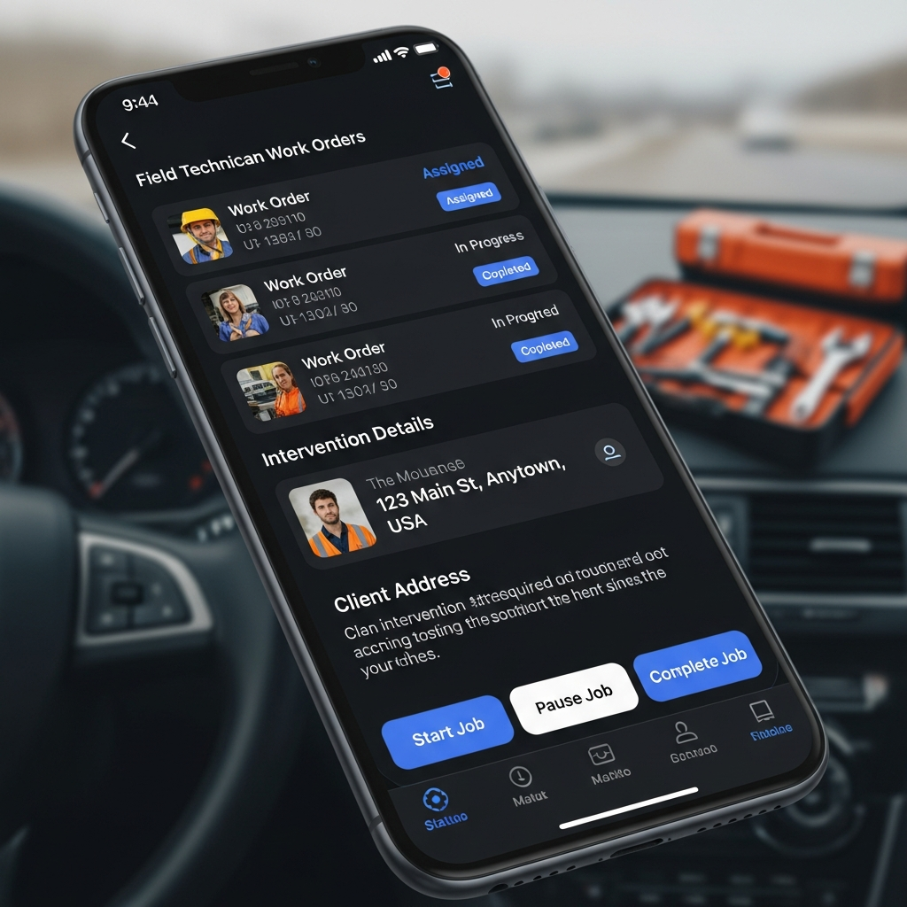 App mobile techniciens MATARA